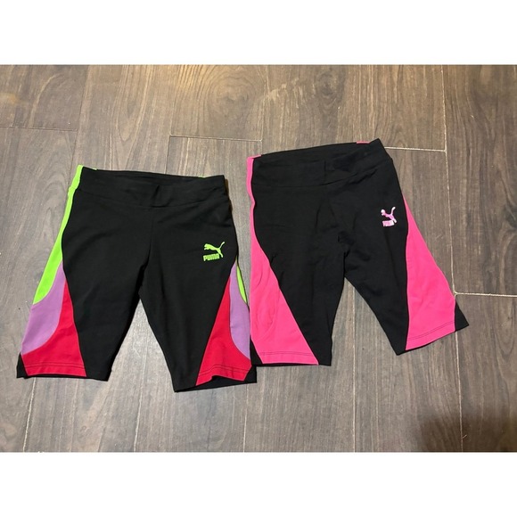 Set of 2 brand new puma biker shorts size xs - Picture 1 of 8